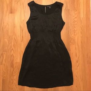 Banana Republic 100% Silk Black Slip Dress